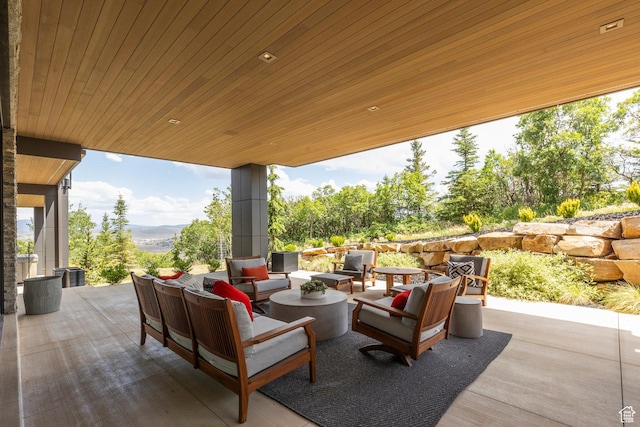 1433 Snow Berry St, Park City, UT 84098 - view of patio with outdoor lounge area