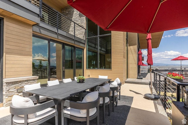 1433 Snow Berry St, Park City, UT 84098 - view of patio with outdoor dining area