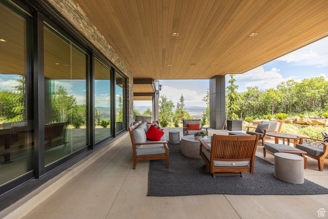 1433 Snow Berry St, Park City, UT 84098 - view of patio / terrace featuring outdoor lounge area