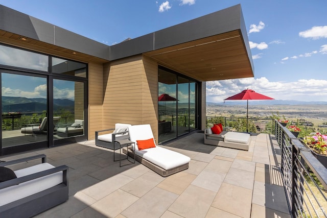 1433 Snow Berry St, Park City, UT 84098 - patio / terrace with a mountain view