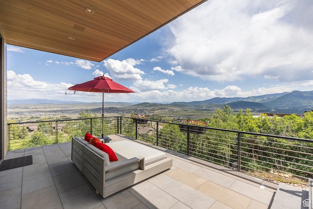 1433 Snow Berry St, Park City, UT 84098 - patio / terrace with a mountain view