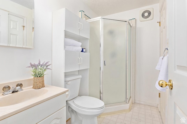 378 N 1180 E, Pleasant Grove, UT 84062 - full bathroom with vanity, a shower stall, and tile patterned floors