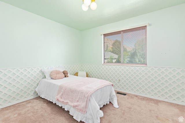 378 N 1180 E, Pleasant Grove, UT 84062 - bedroom with carpet and wainscoting