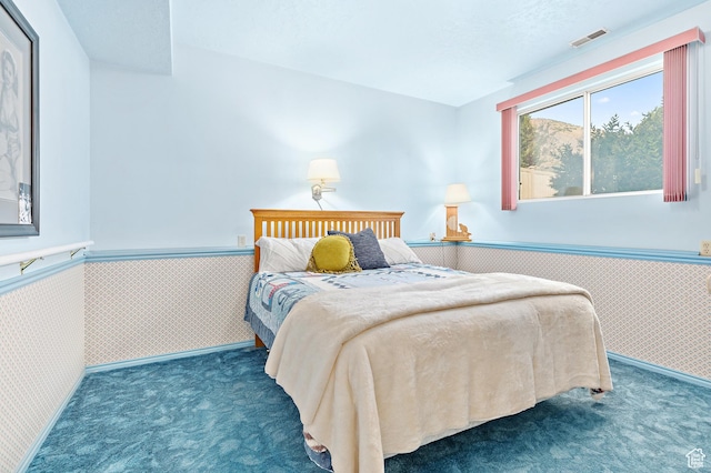 378 N 1180 E, Pleasant Grove, UT 84062 - bedroom with carpet flooring and a wainscoted wall