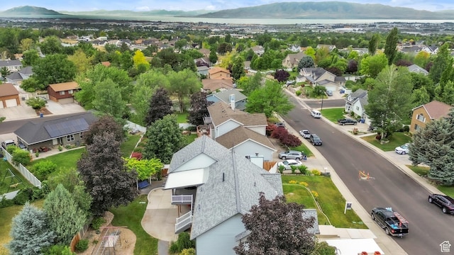378 N 1180 E, Pleasant Grove, UT 84062 - aerial view of residential area with a mountain backdrop
