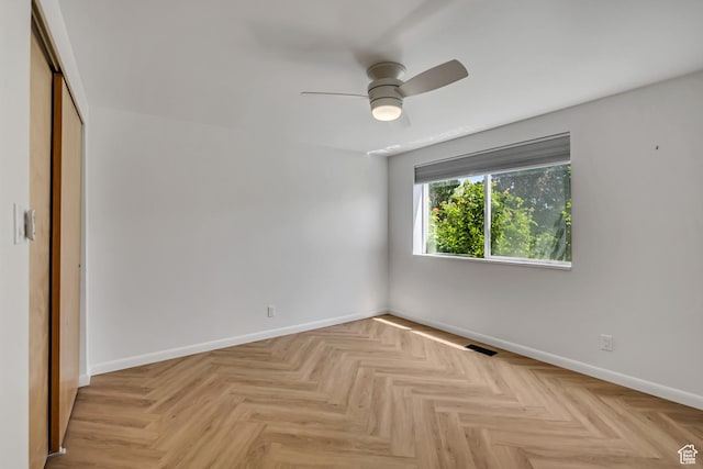 673 E 6th Ave, Salt Lake City, UT 84103 - spare room with baseboards and ceiling fan