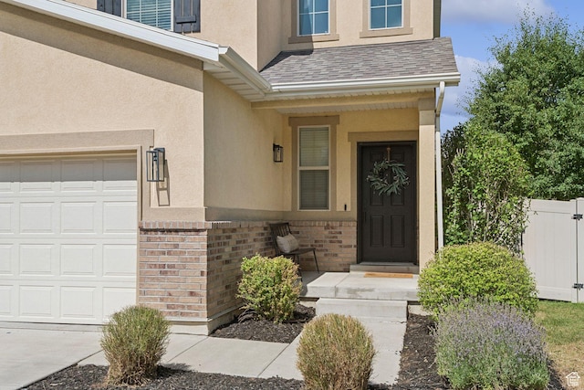 13159 S Herriman Rose Blvd, Herriman, UT 84096 - entrance to property featuring stucco siding, brick siding, and roof with shingles
