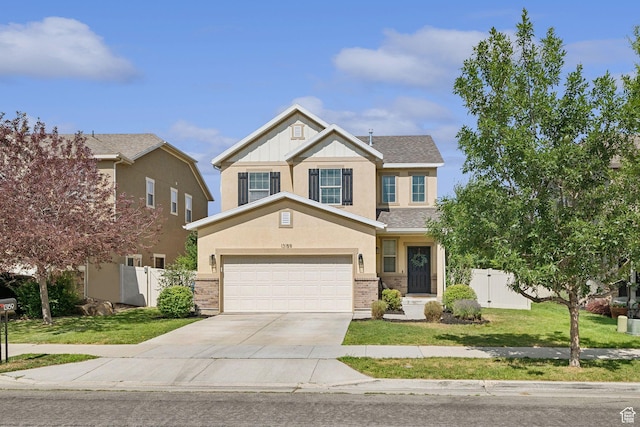 13159 S Herriman Rose Blvd, Herriman, UT 84096 - craftsman-style home with driveway and stucco siding
