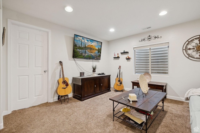 13159 S Herriman Rose Blvd, Herriman, UT 84096 - carpeted living area with recessed lighting
