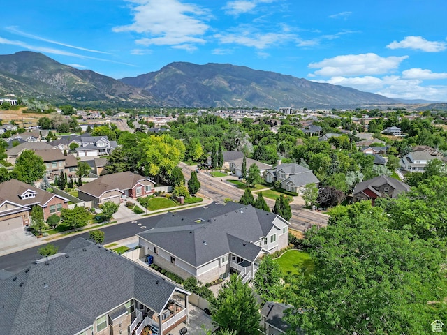 5575 S 1350 E, South Ogden, UT 84403 - aerial view of residential area featuring a mountainous background