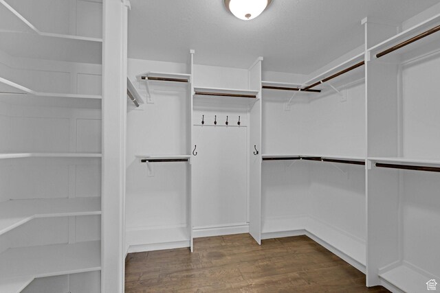 5575 S 1350 E, South Ogden, UT 84403 - walk in closet featuring dark wood-style floors