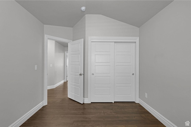 5575 S 1350 E, South Ogden, UT 84403 - unfurnished bedroom featuring dark wood-type flooring and a closet