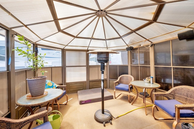 4390 N Diamond Ln, Erda, UT 84074 - sunroom with carpet