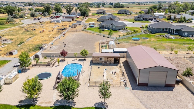 4390 N Diamond Ln, Erda, UT 84074 - aerial view of property and surrounding area featuring a pool
