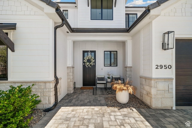 2950 E Naboo Ln, St George, UT 84790 - view of exterior entry featuring stone siding