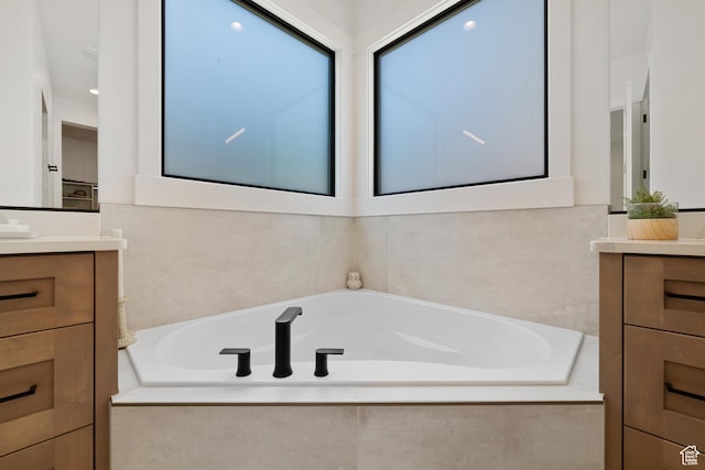 2950 E Naboo Ln, St George, UT 84790 - bathroom with vanity and a bath