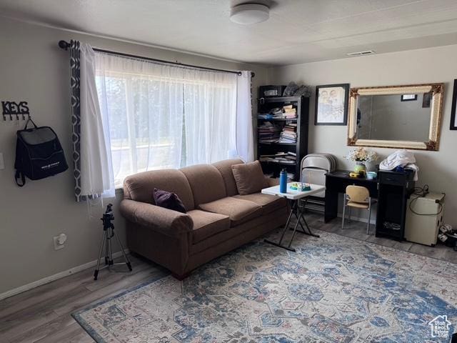54 W 300 S, Orem, UT 84058 - living room featuring wood finished floors and baseboards