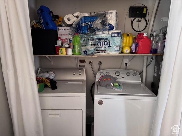 54 W 300 S, Orem, UT 84058 - laundry room with independent washer and dryer