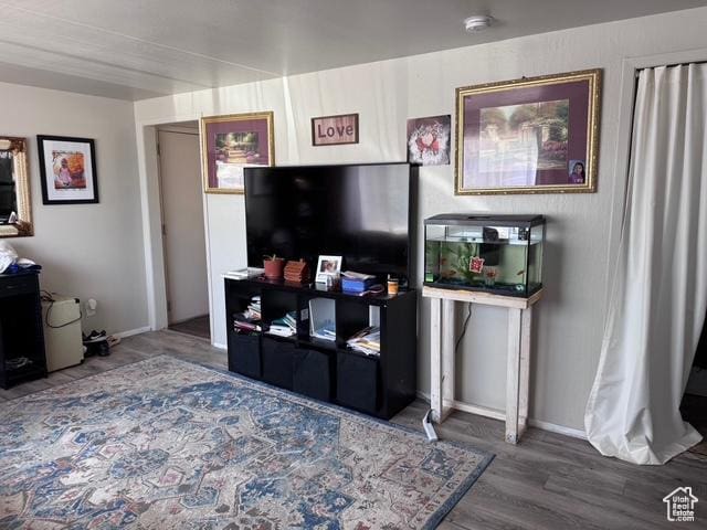 54 W 300 S, Orem, UT 84058 - living room featuring wood finished floors and baseboards