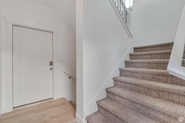 1058 W 570 N, Orem, UT 84057 - foyer with stairs and light wood-style floors