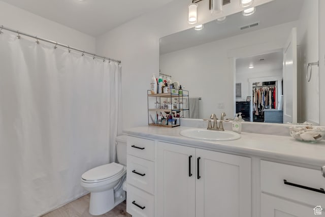 1058 W 570 N, Orem, UT 84057 - full bath featuring vanity, wood finished floors, and a shower with curtain
