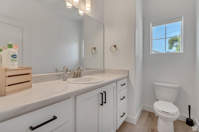 1058 W 570 N, Orem, UT 84057 - half bathroom featuring vanity and wood finished floors