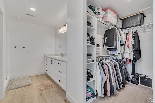 1058 W 570 N, Orem, UT 84057 - spacious closet featuring a sink and light wood-type flooring
