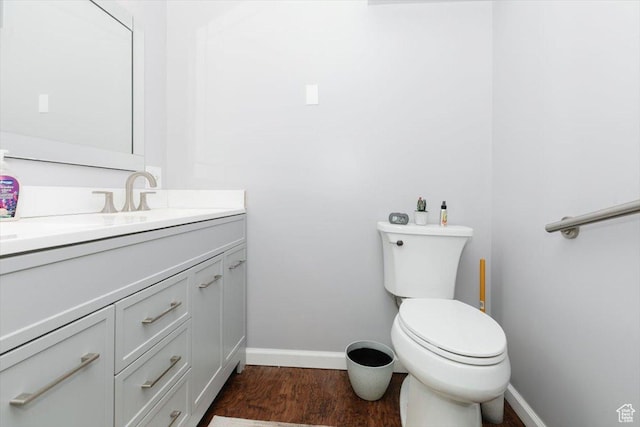 14360 N 6000 W, Garland, UT 84312 - bathroom featuring vanity and wood finished floors
