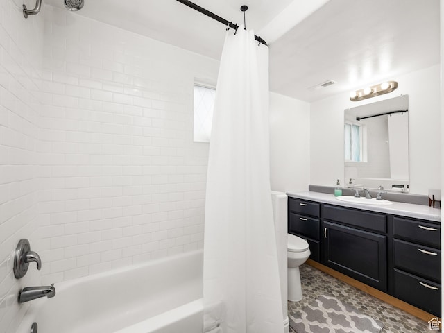 188 E 100 S, Santaquin, UT 84655 - full bathroom with shower / bath combo with shower curtain, vanity, and healthy amount of natural light