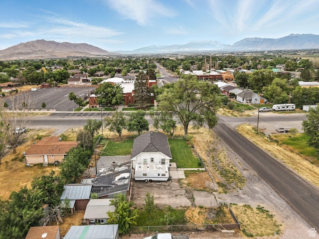 188 E 100 S, Santaquin, UT 84655 - aerial perspective of suburban area with mountains