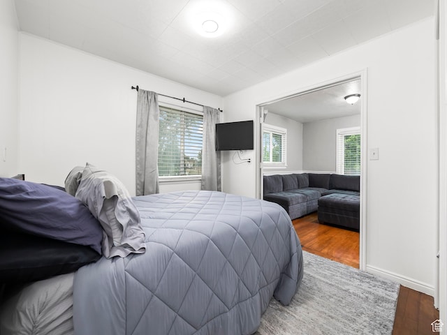 188 E 100 S, Santaquin, UT 84655 - bedroom featuring wood finished floors and baseboards