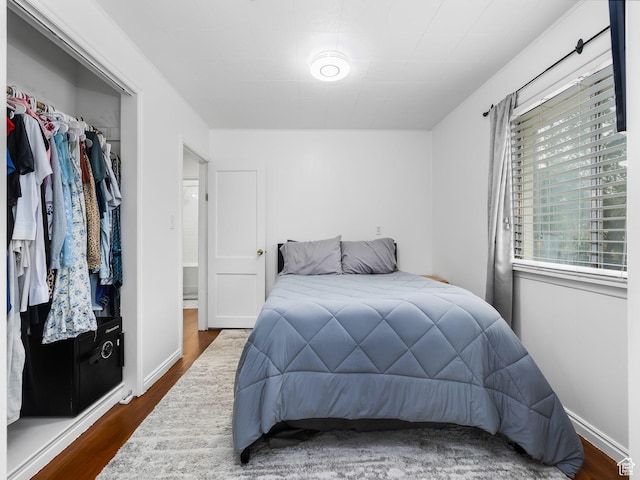 188 E 100 S, Santaquin, UT 84655 - bedroom with wood finished floors and a closet