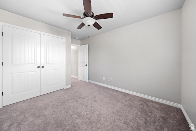 488 N 1375 E, Layton, UT 84040 - unfurnished bedroom featuring carpet floors, a closet, and ceiling fan