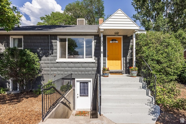 190 N 200 E, Pleasant Grove, UT 84062 - view of front of home featuring a chimney and stairway