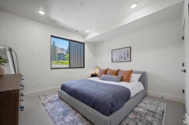 3840 N 4975 E Unit A104, Eden, UT 84310 - carpeted bedroom featuring baseboards and recessed lighting