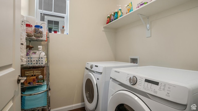 6069 W Franciscotti Dr Unit 473, South Jordan, UT 84009 - laundry room featuring separate washer and dryer and baseboards