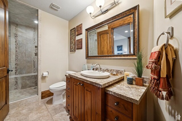 7881 N W Hills Trl, Park City, UT 84098 - full bathroom featuring vanity and a stall shower