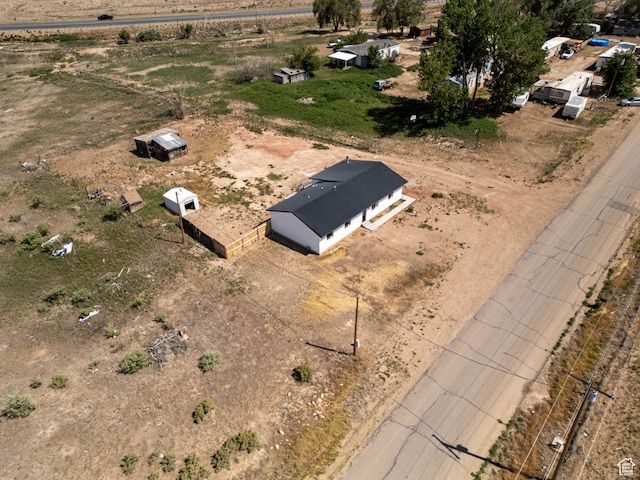 3189 S 4000 W, Roosevelt, UT 84066 - aerial overview of property's location with rural landscape