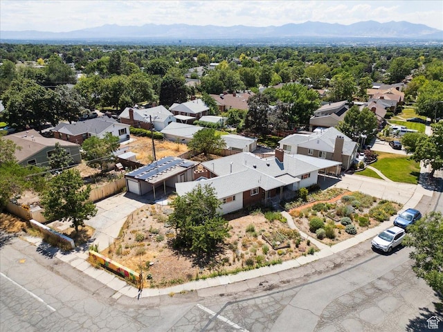 2684 E 2900 S, Millcreek, UT 84109 - aerial view of residential area featuring mountains