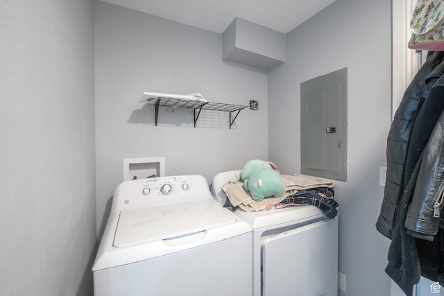4018 W Cypress, Cedar Hills, UT 84062 - washroom with washer and dryer and electric panel