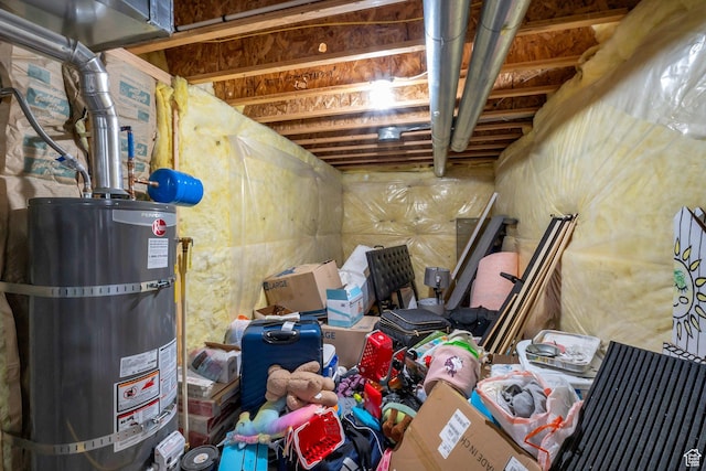 4018 W Cypress, Cedar Hills, UT 84062 - unfinished below grade area featuring strapped water heater