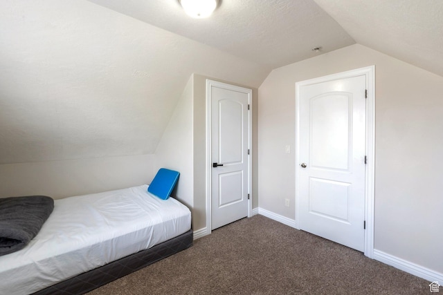 4018 W Cypress, Cedar Hills, UT 84062 - bedroom with vaulted ceiling and carpet floors