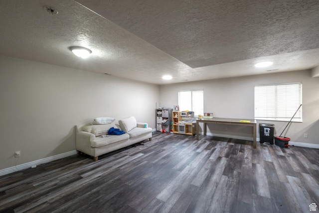 4018 W Cypress, Cedar Hills, UT 84062 - living area featuring wood finished floors and a textured ceiling