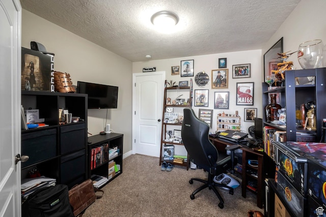 4018 W Cypress, Cedar Hills, UT 84062 - carpeted office featuring a textured ceiling