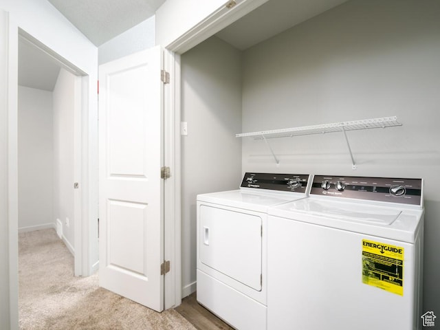 1141 E 1320 S Unit A401, Provo, UT 84606 - laundry area featuring independent washer and dryer and light colored carpet