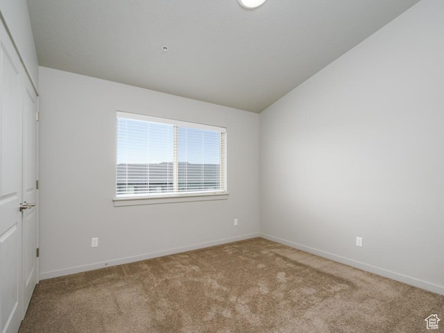 1141 E 1320 S Unit A401, Provo, UT 84606 - unfurnished bedroom with carpet floors and lofted ceiling