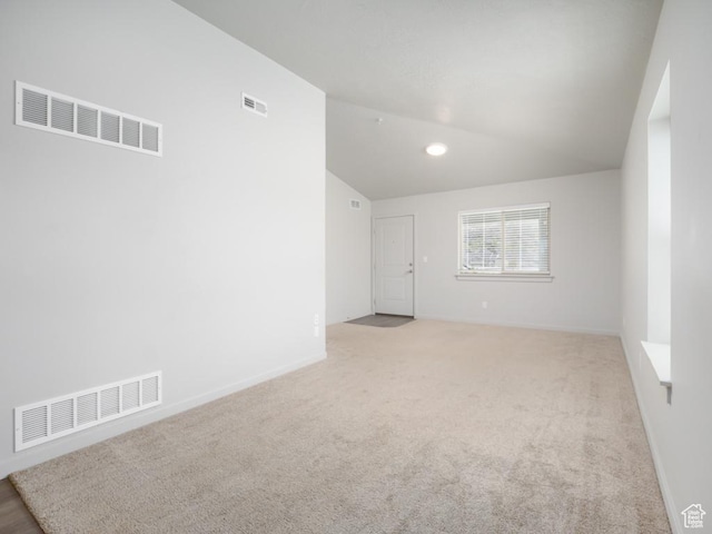 1141 E 1320 S Unit A401, Provo, UT 84606 - carpeted spare room with lofted ceiling and baseboards