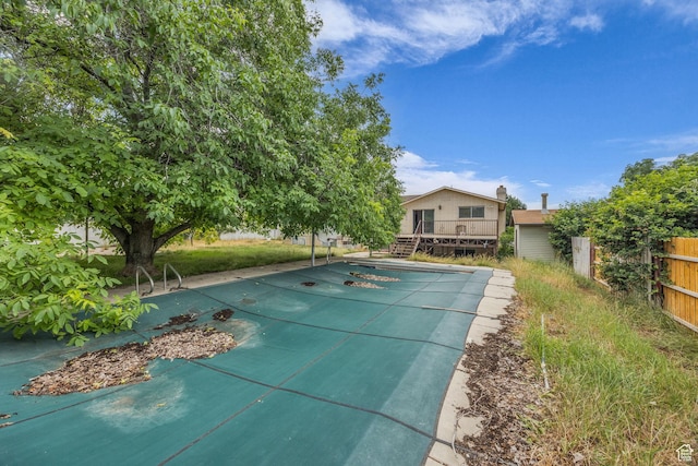 5350 S 3450 W, Roy, UT 84067 - view of pool with a deck