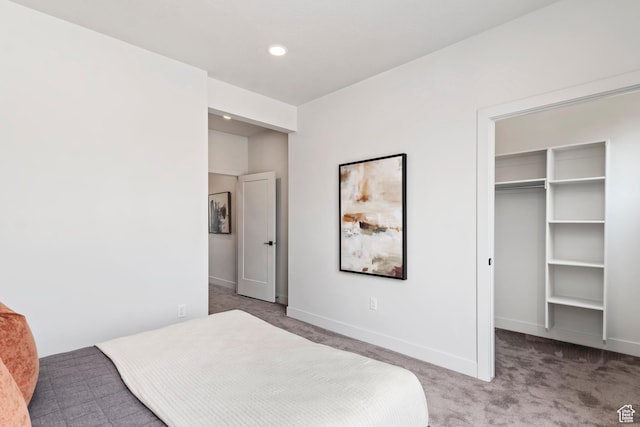32 W 400 S, Bountiful, UT 84010 - carpeted bedroom with a spacious closet, recessed lighting, and a closet