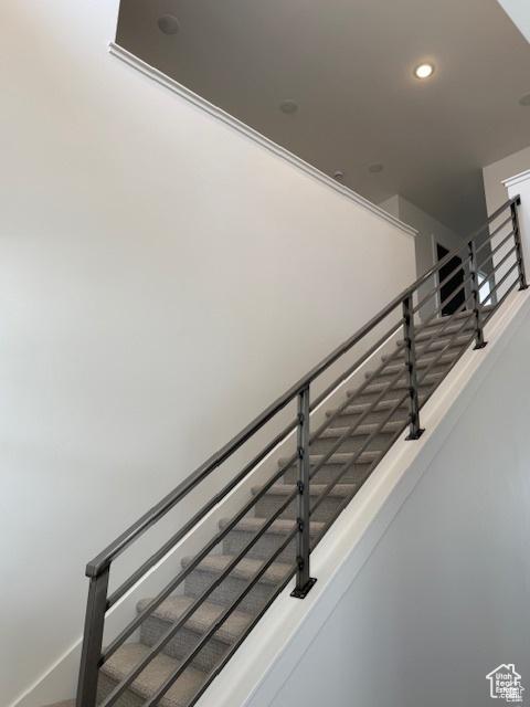 1352 N 1440 E Unit 21, Payson, UT 84651 - stairs featuring recessed lighting